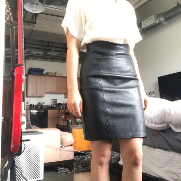 100% genuine leather skirt - Picture 2 of 4